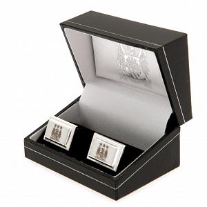 Manchester City FC Silver Plated Cufflinks EC 2
