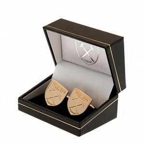 West Ham United FC Gold Plated Cufflinks 2