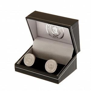 Manchester City FC Cufflinks - Stainless Steel - Crest 2