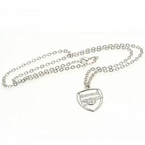 Arsenal FC Pendant & Chain - Silver Plated 1