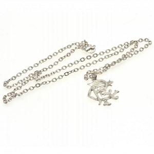 Rangers FC Silver Plated Pendant & Chain XL 1