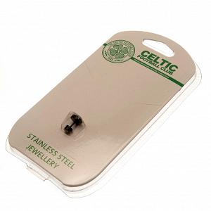 Celtic FC Black IP Stud Earing 2