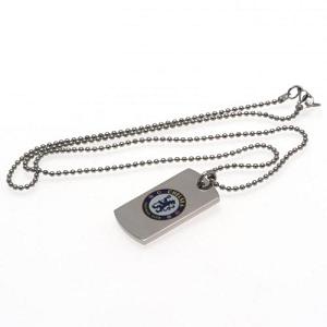 Chelsea FC Dog Tag & Chain - Crest 1