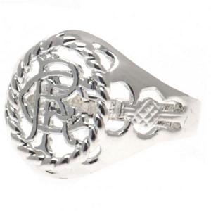 Rangers FC Silver Plated Crest Ring Small 1