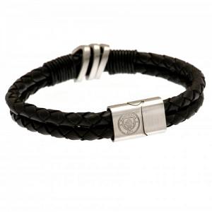 Manchester City FC Leather Bracelet 1