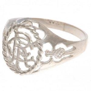 Rangers FC Sterling Silver Ring Small 2
