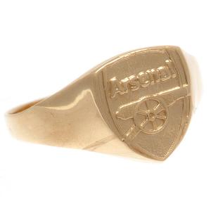 Arsenal FC 9ct Gold Crest Ring Medium 1