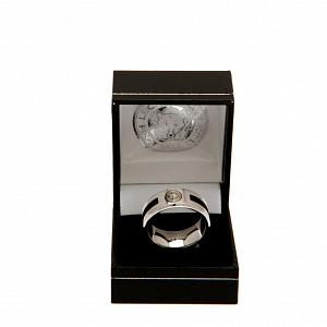 Leicester City FC Black Inlay Ring Large 1