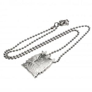 Manchester City FC Stainless Steel Pendant & Chain EC LG 1