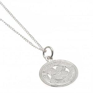 Celtic FC Sterling Silver Pendant & Chain 1