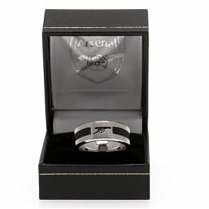 Arsenal FC Ring - Black Inlay - Size U 2