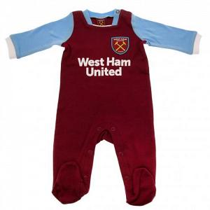 West Ham United FC Sleepsuit 9/12 mths 2