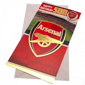 Arsenal FC Birthday Card Son 1