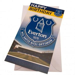 Everton FC Birthday Card 1