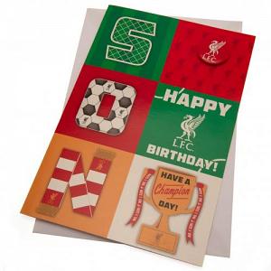 Liverpool FC Birthday Card Son 1