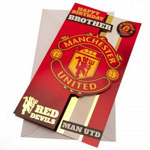 Manchester United FC Birthday Card Brother 1